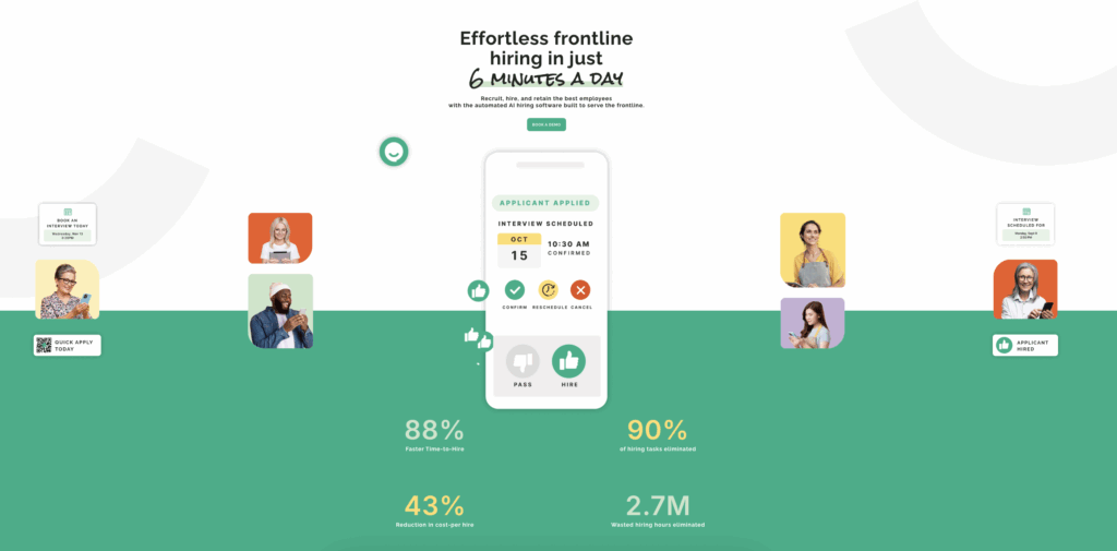 Chattr, frontline hiring software